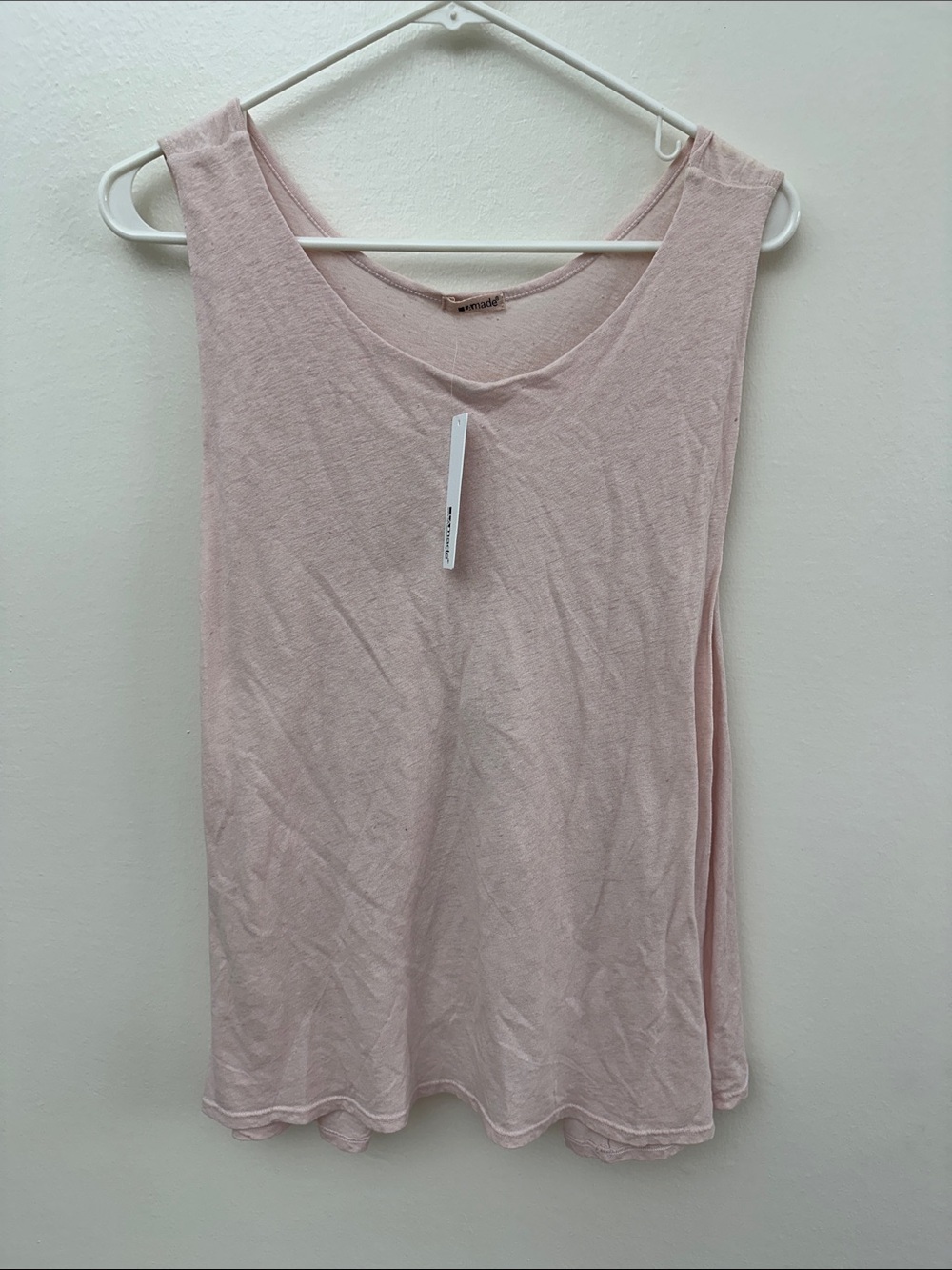 Light Pink Women’s Sleeveless Tank Top